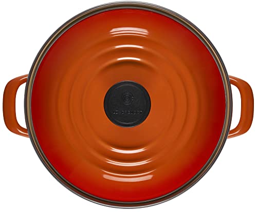 Le Creuset Enamel On Steel Stockpot, 8 qt., Flame