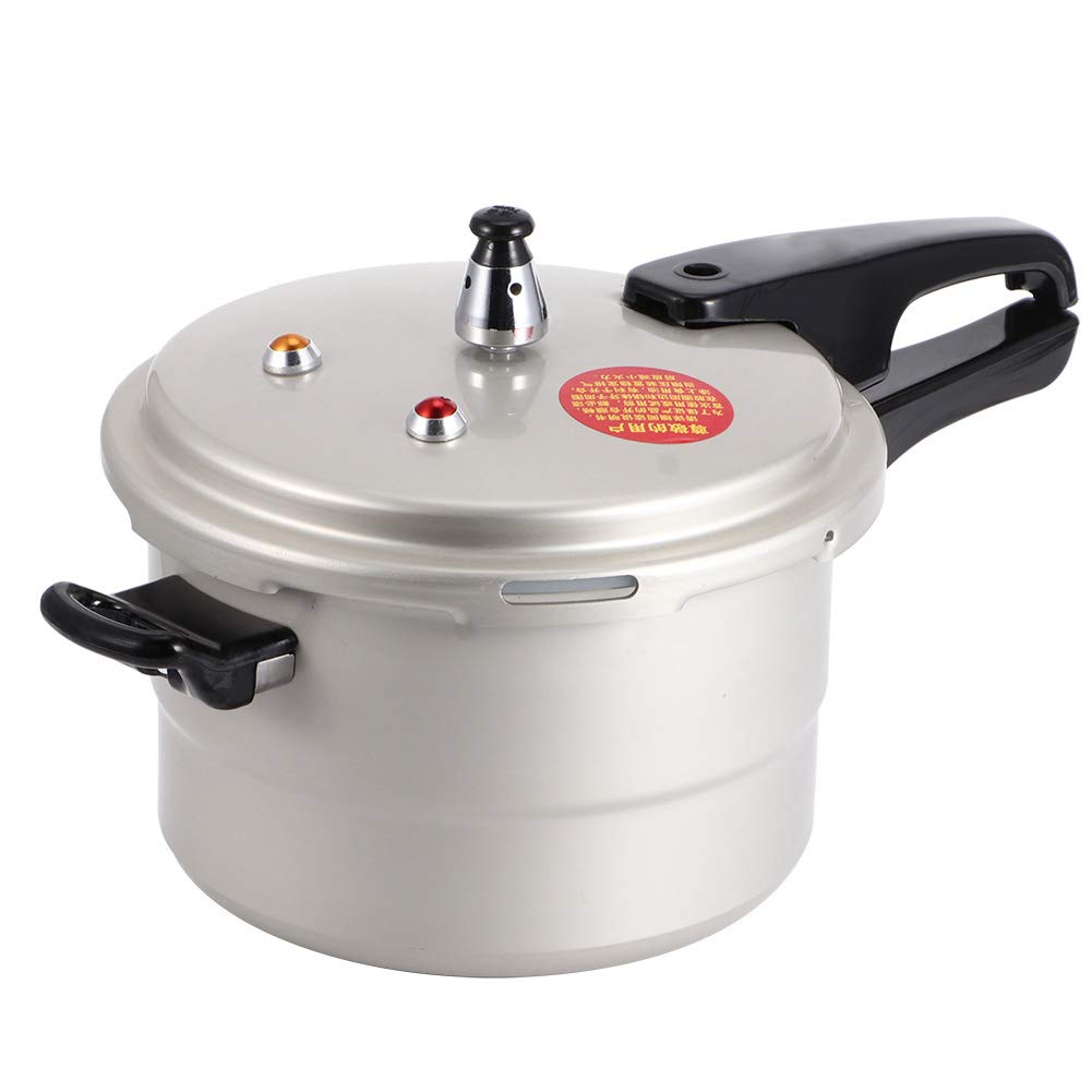 4L/5L Pressure Cooker Stainless Steel Cooking-Pot Gas Steamer Electric Ceramic Stove Safety Pressure Cooker for Household Restaurant(20cm)