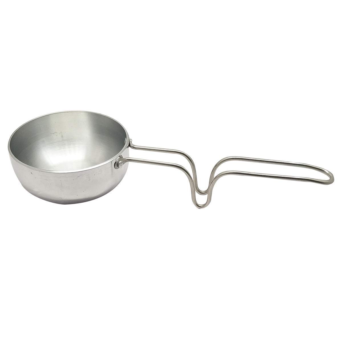 DBY Aluminum Tadka Frying Pan Spice Heating Pan Tadka Pan with Long Handle Spice Roasting Tadka Pan Vagharia for Home Hotel Restaurant Tadka Pan for saag dal kadhi dhokla