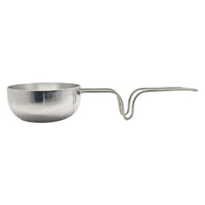 dby aluminum tadka frying pan spice heating pan tadka pan with long handle spice roasting tadka pan vagharia for home hotel restaurant tadka pan for saag dal kadhi dhokla