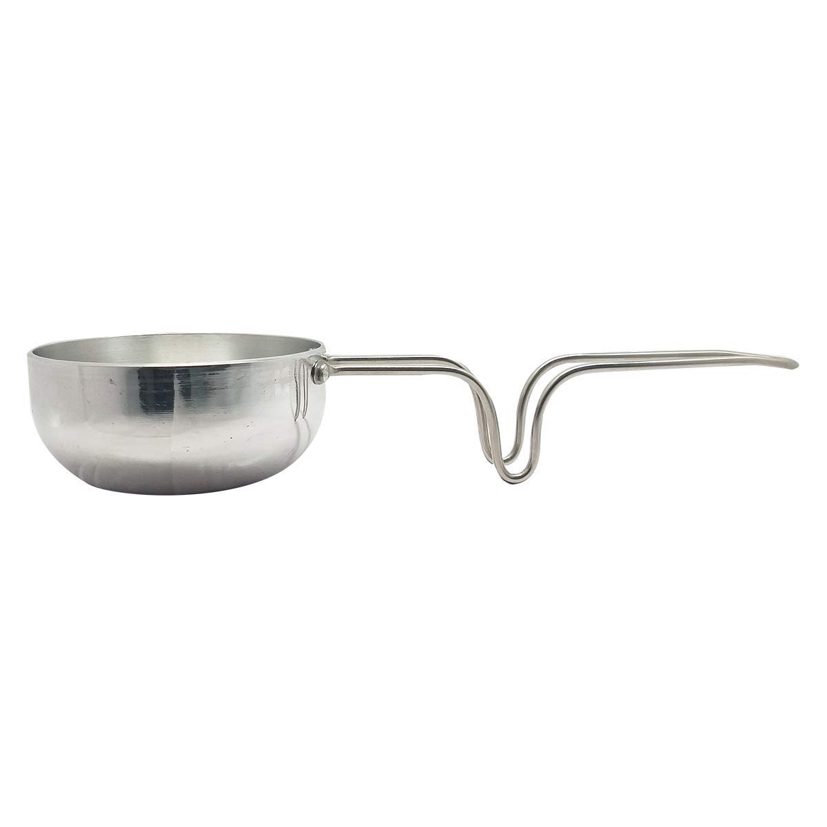 DBY Aluminum Tadka Frying Pan Spice Heating Pan Tadka Pan with Long Handle Spice Roasting Tadka Pan Vagharia for Home Hotel Restaurant Tadka Pan for saag dal kadhi dhokla