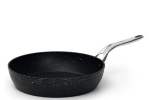 the rock by starfrit 12" fry pan, black