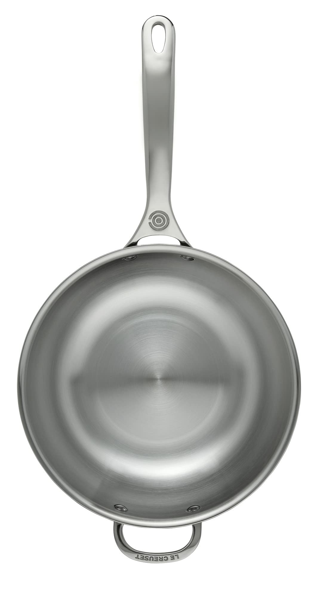 Le Creuset Tri-Ply Stainless Steel 3.5 Quart Saucier Pan