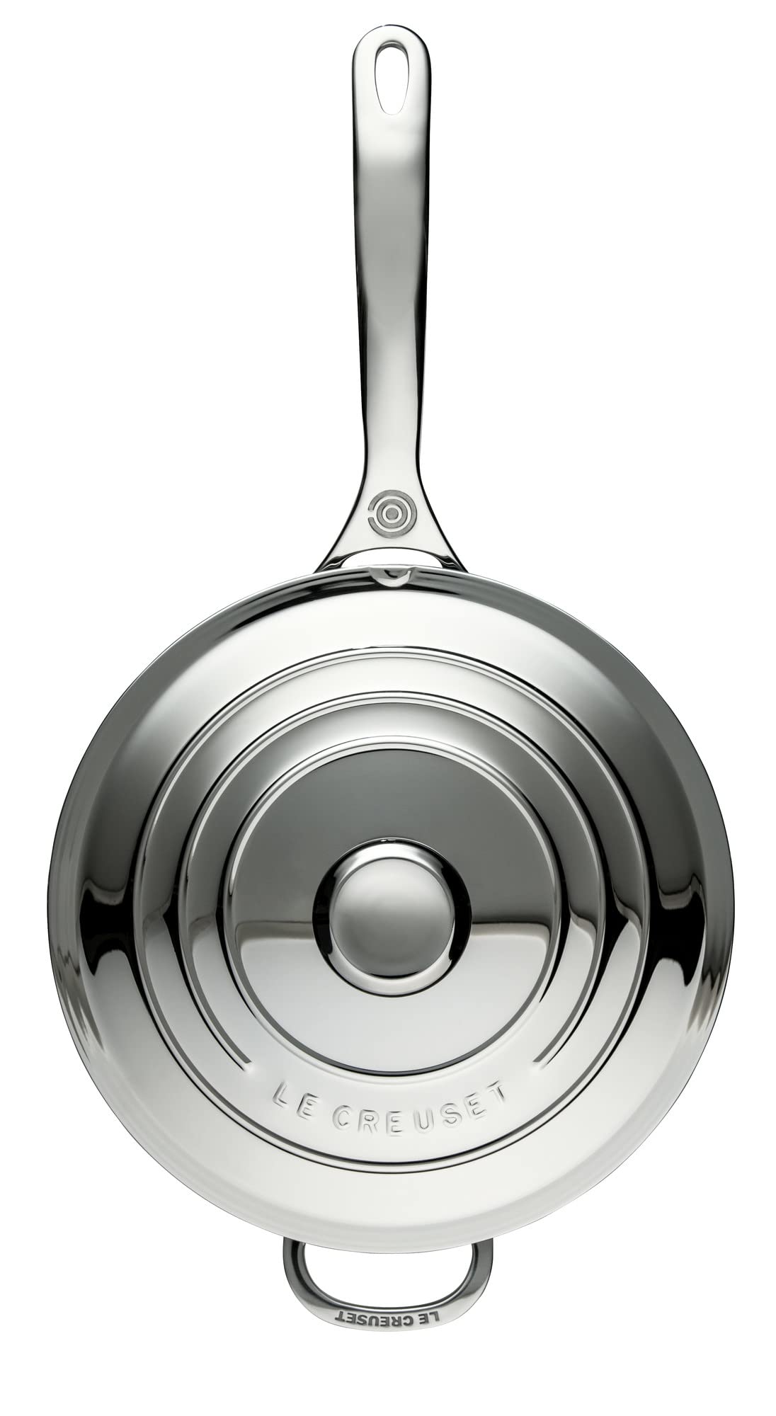 Le Creuset Tri-Ply Stainless Steel 3.5 Quart Saucier Pan