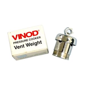 vinod cookers pressure regulator, small, stainless steel