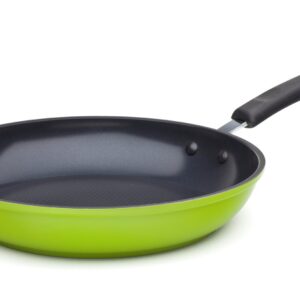 Ozeri Green Ceramic Frying Pan 100% PTFE, PFC, APEO, GenX, NMP and NEP-Free German-Made Coating, 12-Inch