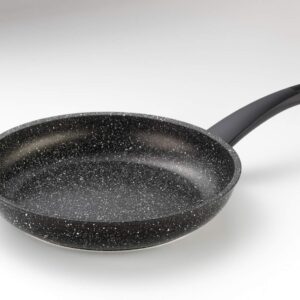 Mopita Roccia Viva Non-Stick Forged Aluminum Black Speckled Fry Pan, Made in Italy (11 Inch)