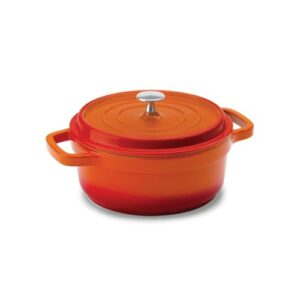 hercules pa9000-26l oval casserole dutch oven 3 qts cast aluminum with induction stove plate