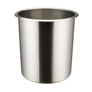 winco bamn-3.5, 3.5-quart stainless steel bain marie pot w/О lid, nsf, double boiler, sauce pot