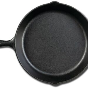 Lodge Seasoned Cast Iron Skillet with Tempered Glass Lid (10.25 Inch) - Cast Iron Frying Pan With Lid Set.