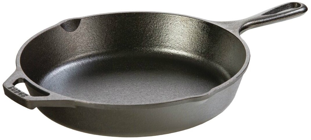 Lodge Seasoned Cast Iron Skillet with Tempered Glass Lid (10.25 Inch) - Cast Iron Frying Pan With Lid Set.