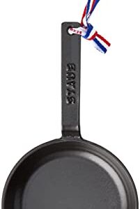 STAUB Cast Iron Mini Frying Pan, Black, 12 cm