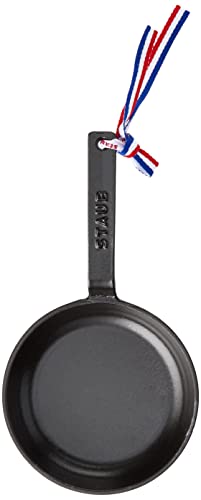 STAUB Cast Iron Mini Frying Pan, Black, 12 cm