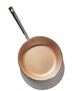 material, the copper coated pan, durable, clean nonstick, long lasting, dune