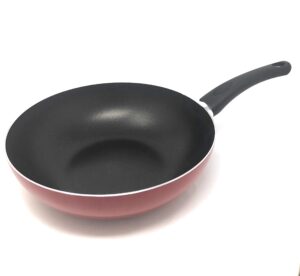 ravelli italia linea 10 non stick wok stir fry pan, 11inch
