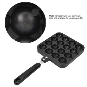 Takoyaki Maker, 16 Holes Non-Stick Takoyaki Pans Cooking Baking Cake Tool for Octopus Balls Aebleskivers Pancake, Electric Oven Or Gas Stove Applicable