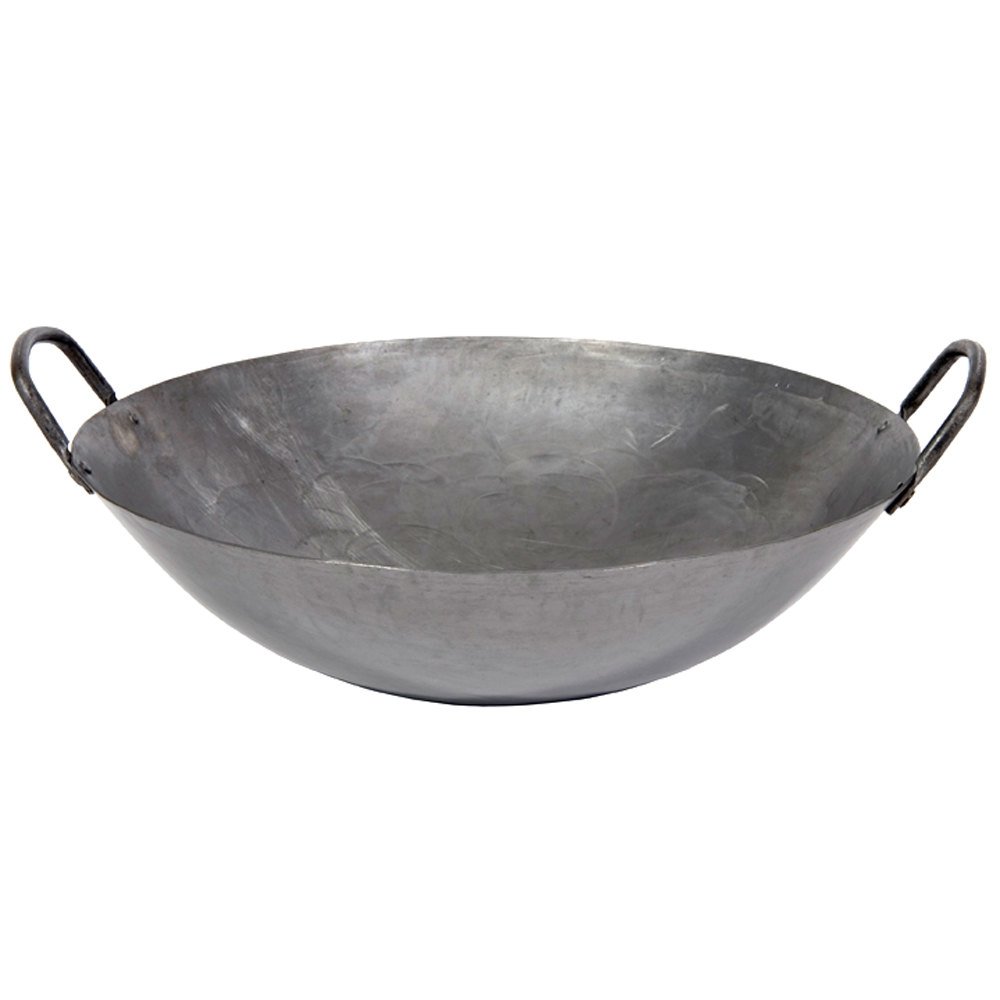 Town Food Equipment - 30" Steel Hand Hammered Cantonese Wok