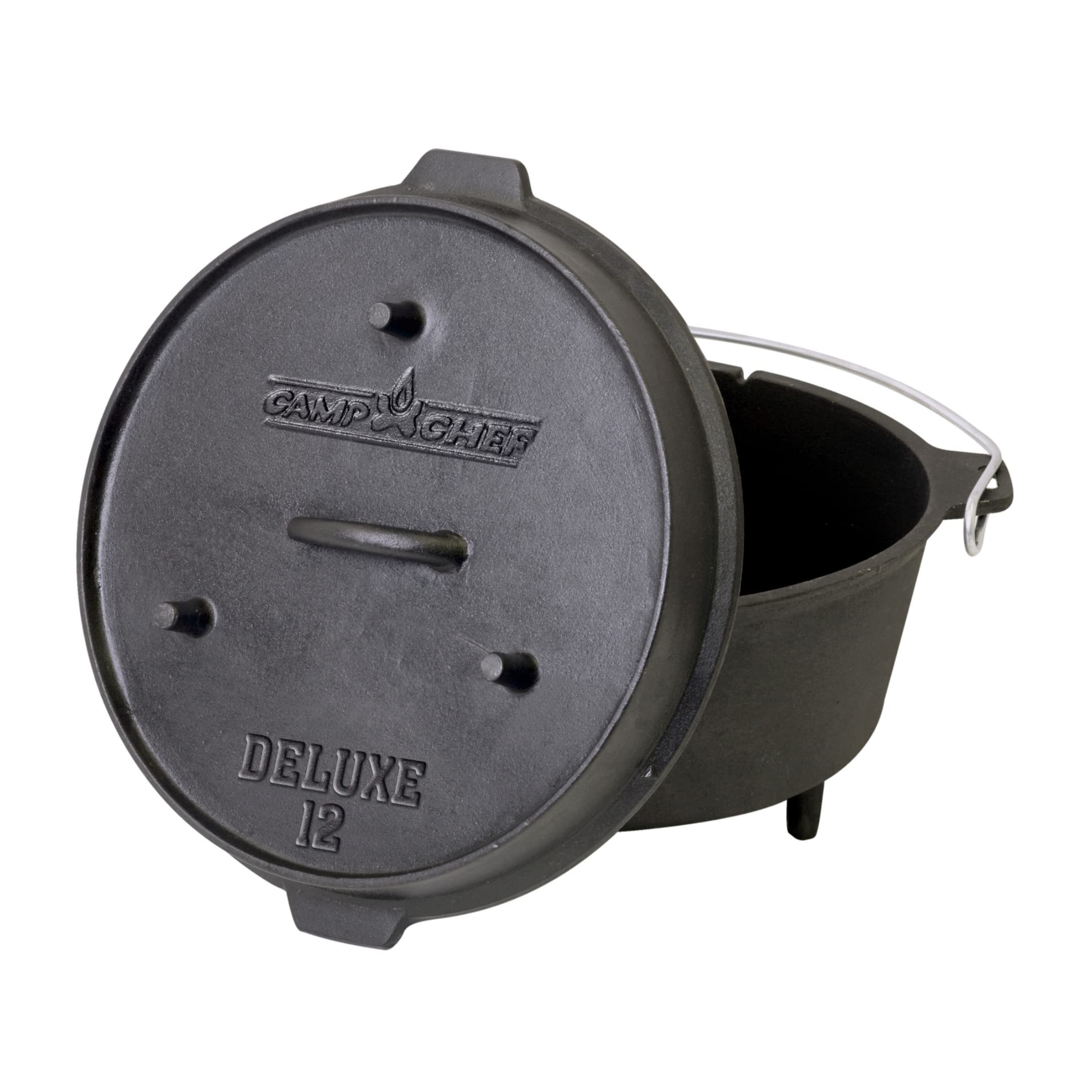 9 1/3 Qt Seasoned Cast Iron Camp Oven