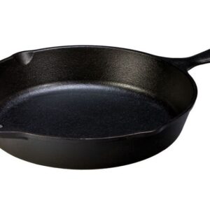 Lodge EC7D33 Enameled Cast Iron Dutch Oven, 7.5-Quart, Caribbean Blue & L8SK3 10-1/4-Inch Pre-Seasoned Skillet