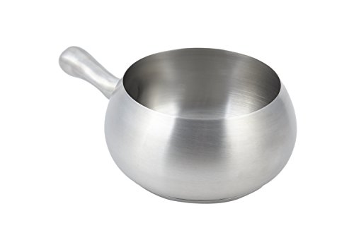 Bon Chef 5050SS Stainless Steel Induction Fondue Pot with Induction Bottom, 2-1/8 Quart Capacity, 6" Diameter x 4" Height