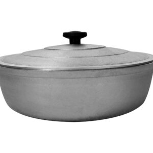 Uniware 9900 Super Quality Aluminum Caldero,Dutch Oven,11.5 QT,Silver (38cm (15-Inch)), Hand Made