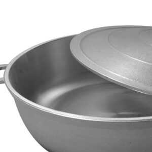 Uniware 9900 Super Quality Aluminum Caldero,Dutch Oven,11.5 QT,Silver (38cm (15-Inch)), Hand Made