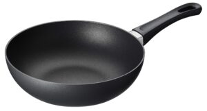 scanpan classic black aluminum 9.5 inch stir fry pan