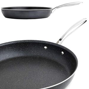 Granitestone Cookware 12” Nonstick Pan for Cooking & Frying, Mineral Enforced Egg Pan with Stay Cool Handles, Dishwasher Safe Cooking with No Warp Technology, 100% PFOA Free