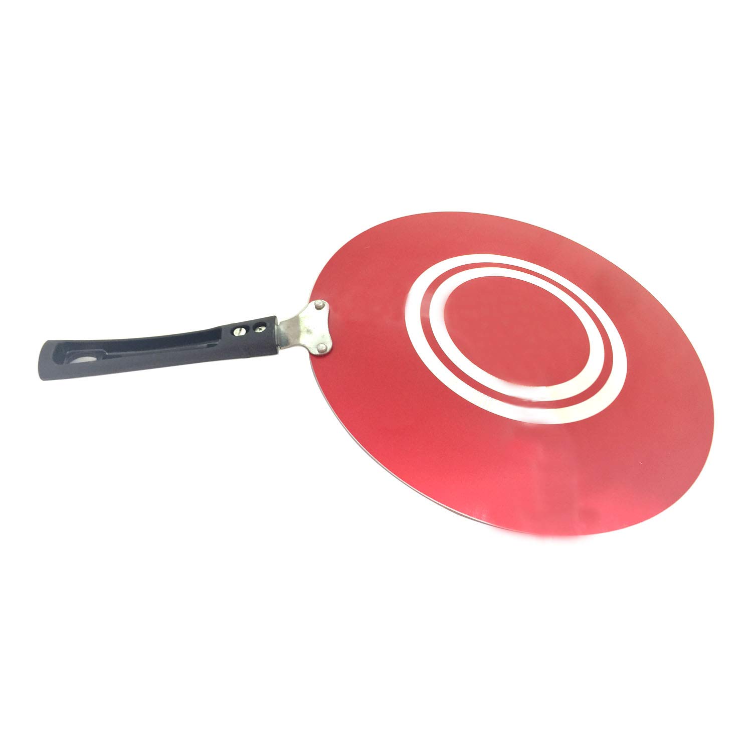 DBY Non-Stick Roti Pan Chapati Tawa Concave Nonstick Tava Griddle Crepe Pan Frying Skillet Pan for Omelette Dosa Paratha Roti Chapati Concave Griddle Tava Aluminum Chapati Pan (275 MM),Multicolor