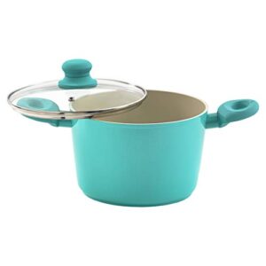 IMUSA USA IMU-30055 Stock Pot, 6.5Qt, Teal