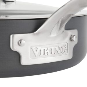 VIKING 40051-1182-1012 Hard Anodized Nonstick Fry Pan Set, 10 Inch and 12 Inch, Gray