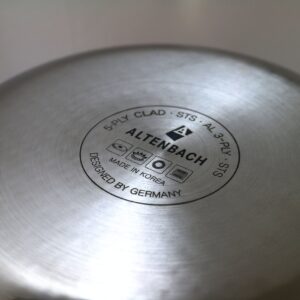Altenbach Non-stick Stainless Steel Wok Pan, 5-Layers (26 cm)