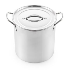 mcsunley 607 medium stainless steel prep n cook stockpot, 12 quart, silver