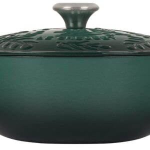 Le Creuset Olive Branch Collection Enameled Cast Iron Signature Soup Pot with Embossed Lid, 5.25 qt., Artichaut