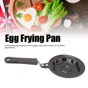 Mini Egg Frying Pan, Non Stick Omelet Pans Heart and Flower Shape Poached Egg Fry Pan Pancake Omelette Skillet for Beautiful Breakfast and Healthy Cooking(#2)