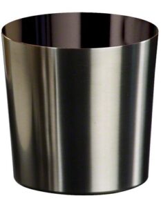 american metalcraft ffc337 fry cups, 3.4" length x 3.4" width, silver