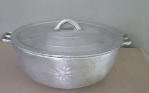 Jamaican Dutch Pot, Jamaican Dutchie Pot 9.5inch Silver