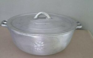 jamaican dutch pot, jamaican dutchie pot 9.5inch silver