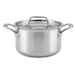 breville thermal pro clad stainless steel 4-quart covered saucepot
