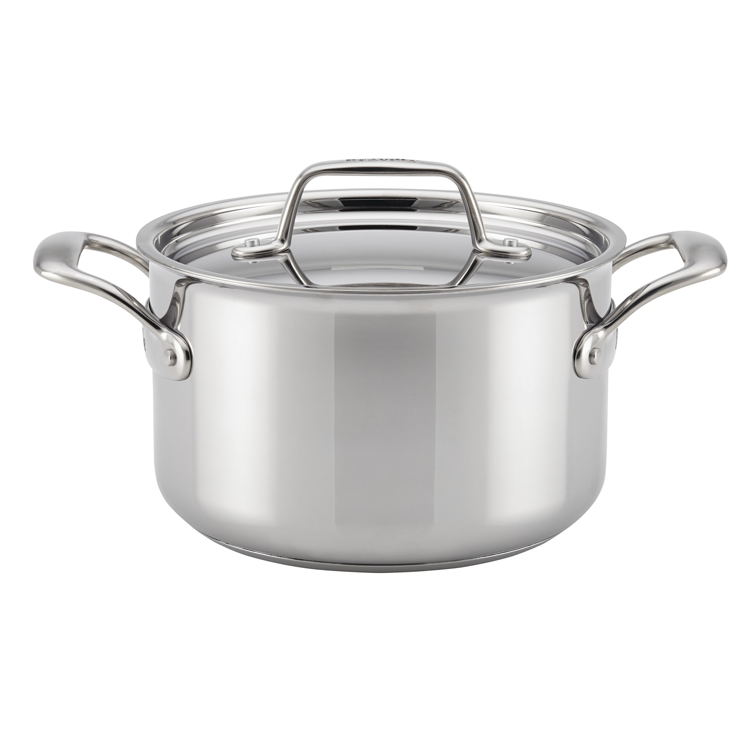 Breville Thermal Pro Clad Stainless Steel 4-Quart Covered Saucepot