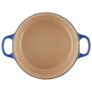 Le Creuset Enameled Cast-Iron 3-1/2-Quart Round French Oven, Cobalt Blue