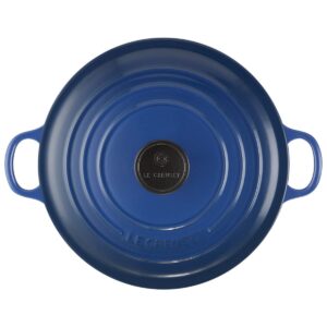 Le Creuset Enameled Cast-Iron 3-1/2-Quart Round French Oven, Cobalt Blue