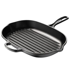signature lecreuset 20194320000422 grill pan 32 cm oval black