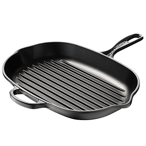 Signature LeCreuset 20194320000422 Grill PaN 32 CM Oval Black