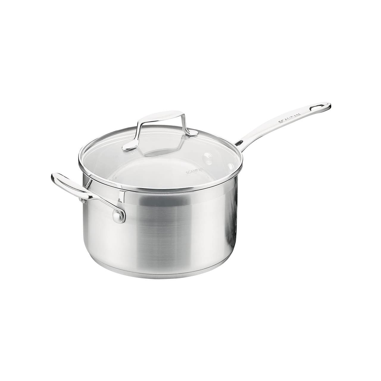 Scanpan Impact Saucepan, 3.5 Quart, Silver