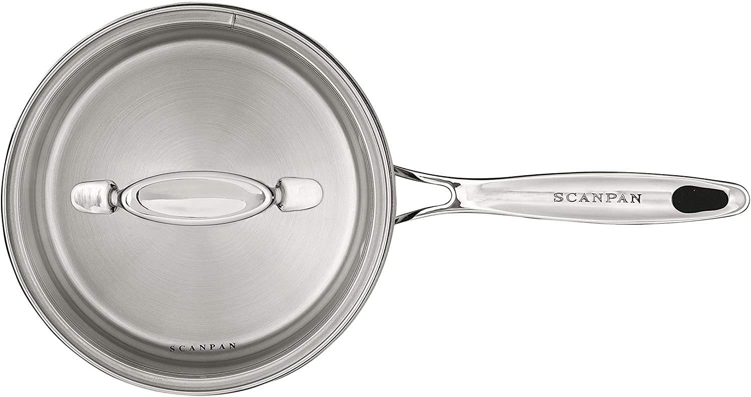 Scanpan Impact Saucepan, 3.5 Quart, Silver