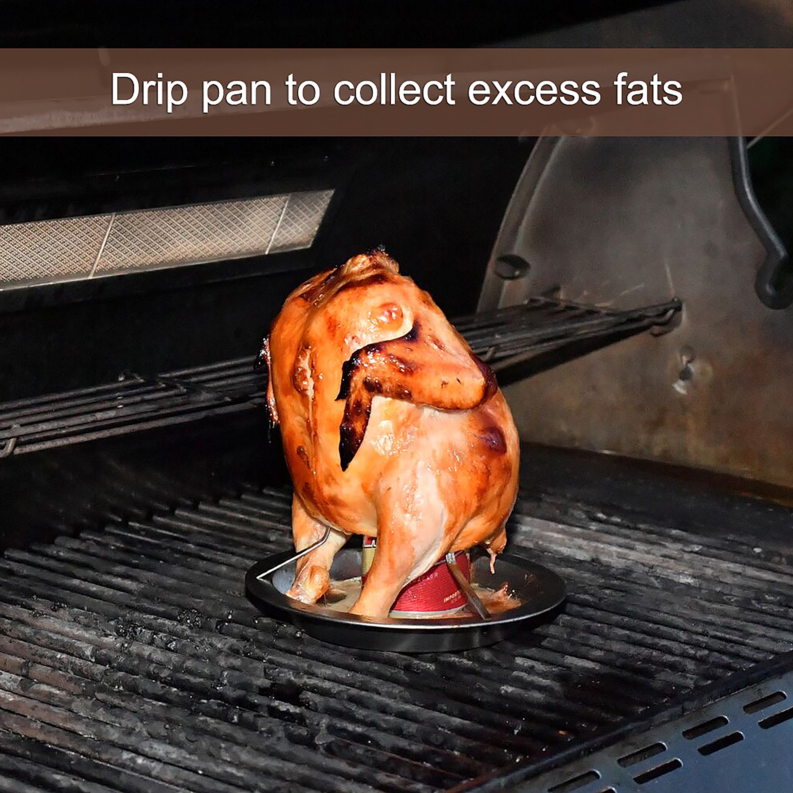 Barbecue Beer Can Chicken Roaster - by Home-X