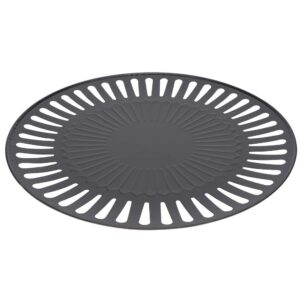 HONG111 Korean BBQ Grill Pan Iron Barbecue Pan Barbecue Pan, Roasting Grill Pan Barbecue Baking Tray Barbecue Plate, Barbecue Grill for Home