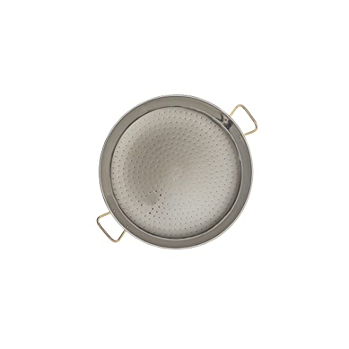 Garcima 22-Inch Stainless Steel Paella Pan, 55cm