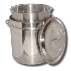 King Kooker KK62SR Ridged Stainless Steel Pot, 62-Quart